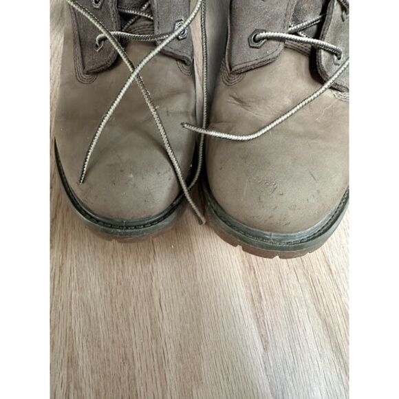 Timberland Women's Teddy Fleece Fold Boots Moto Waterproof Leather Gorpcore - Picture 10 of 10